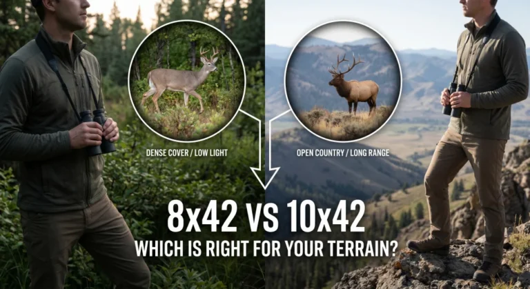 8×42 vs 10×42 Binoculars: The Trade-Off Most Buyers Don’t See Until They’re in the Field