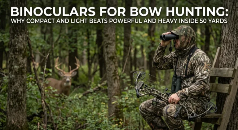 Binoculars for Bow Hunting: Why Compact and Light Beats Powerful and Heavy Inside 50 Yards