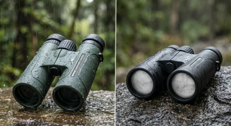 Waterproof vs Water-Resistant Binoculars: What the Difference Looks Like When It’s Raining