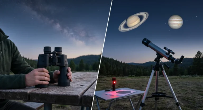 Binoculars vs Telescope for Stargazing: The Honest Answer Most Beginners Don’t Get