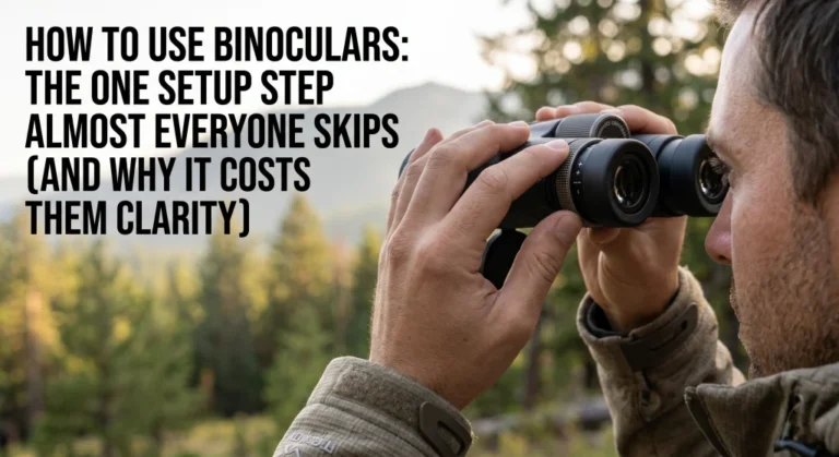 How to Use Binoculars: The One Setup Step Almost Everyone Skips (And Why It Costs Them Clarity)